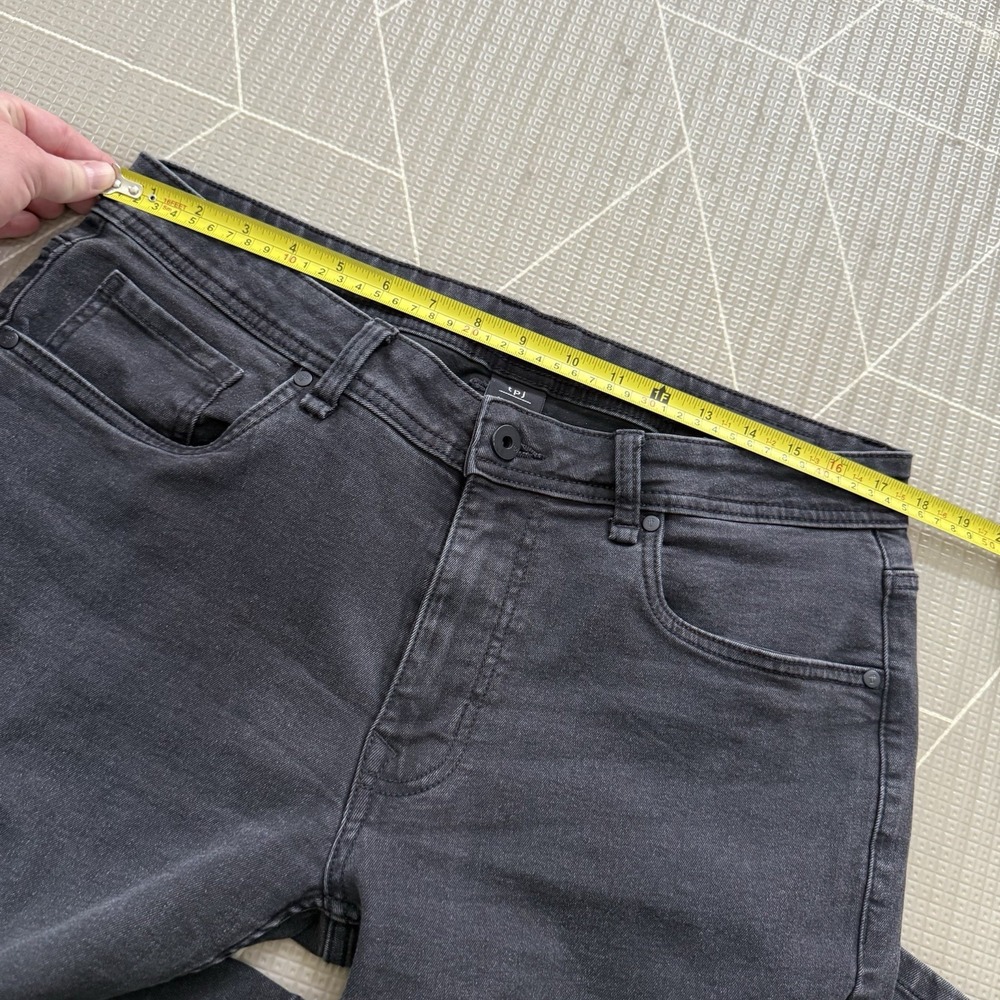 The Perfect Jean NYC TPJ Slim Fit Mens 33x34 Black Jeans Stretch Casual Career - Picture 7 of 9